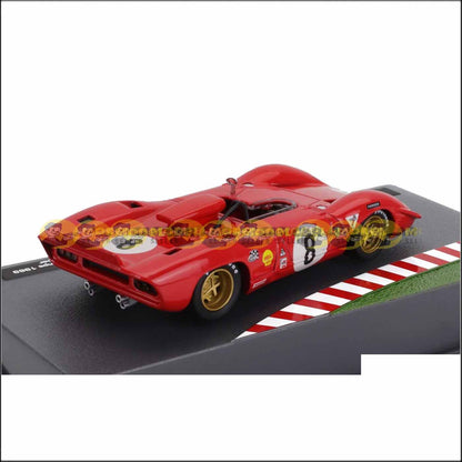 1/43 Altaya FERRARI 312P SPIDER 1000Km FRANCORCHAMPS 1969 PEDRO RODRIGUEZ DAVID PIPER Diecast Scale Model Car
