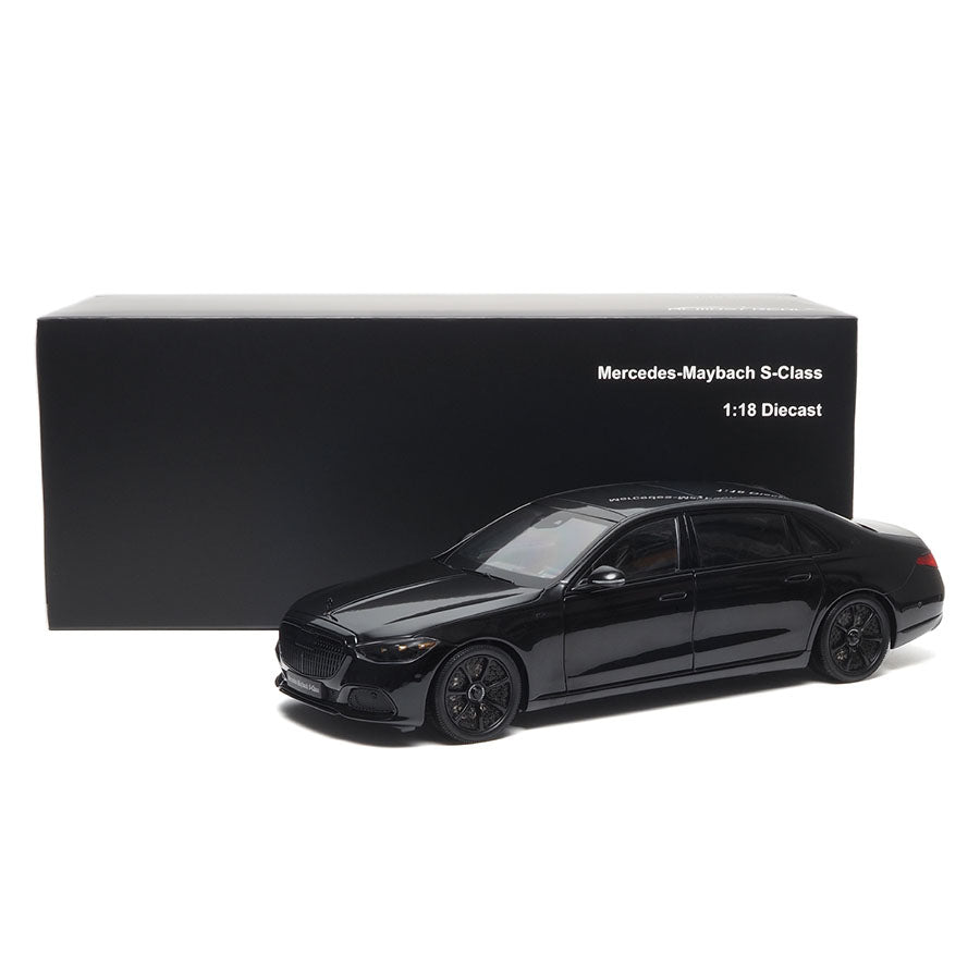 1/18 Mercedes Maybach S Class Night Series S680 2023 Almost Real 820141 Obsidian Black Diecast Scale Model Car (READ DESCRIPTION)