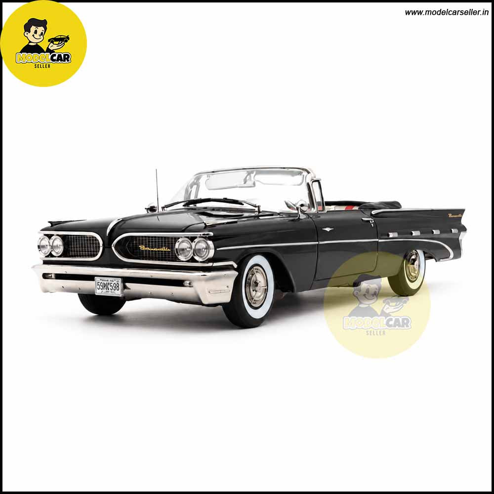 1/18 SUNSTAR 1959 Pontiac Bonneville Open Convertible Diecast Model Car