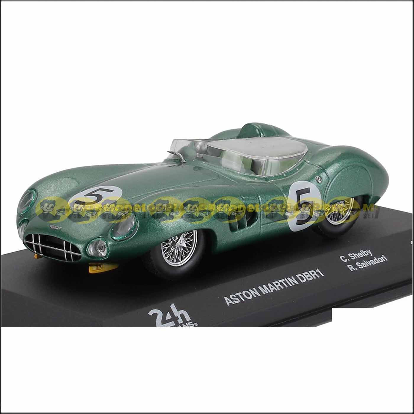1/43 Altaya ASTON MARTIN DBR1 DAVID BROWN RACING 1959 ROY SALVADORI CARROLL SHELBY Diecast Scale Model Car