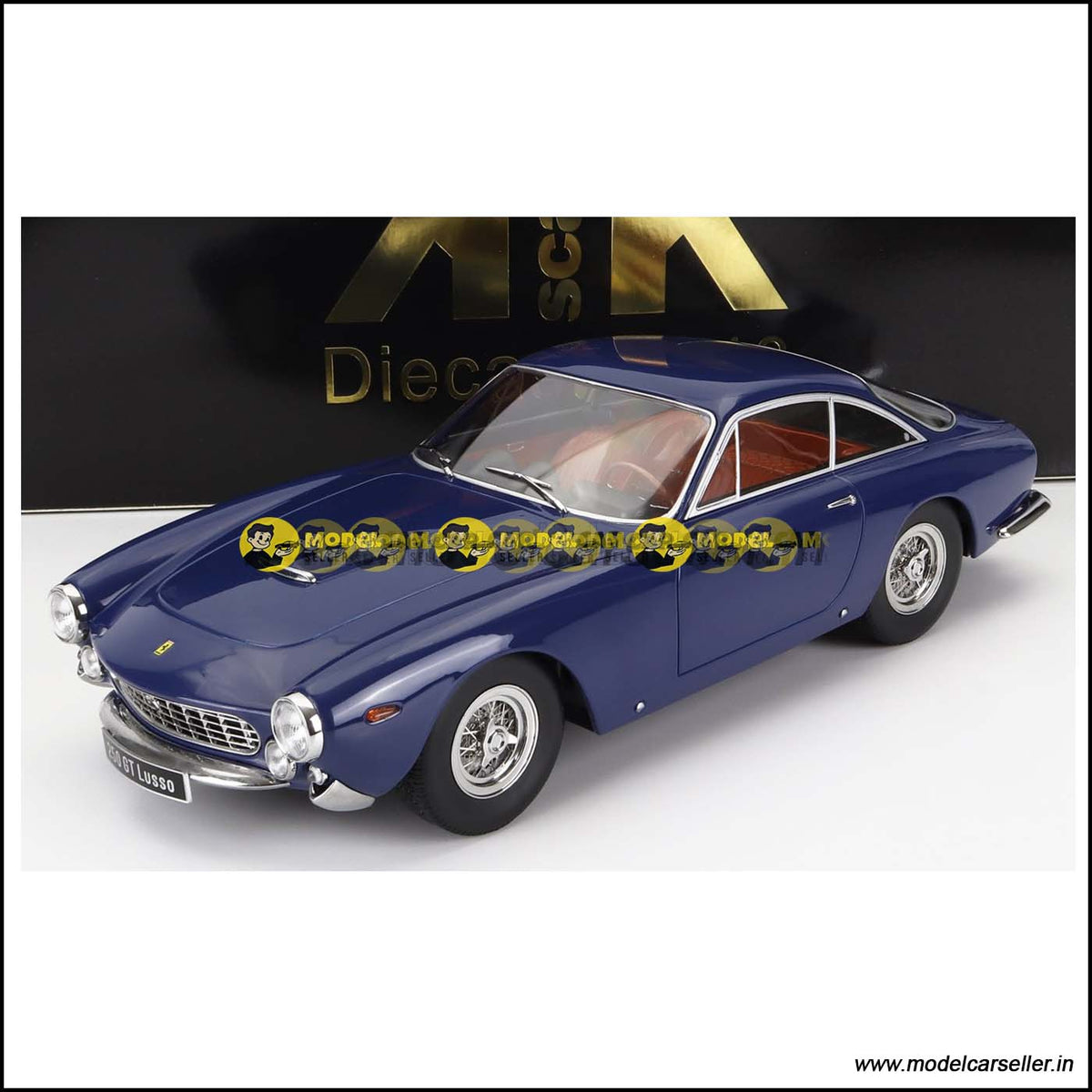 1/18 KK SCALE FERRARI 250 GT LUSSO 1962 BLUE Diecast Scale Model Car ...