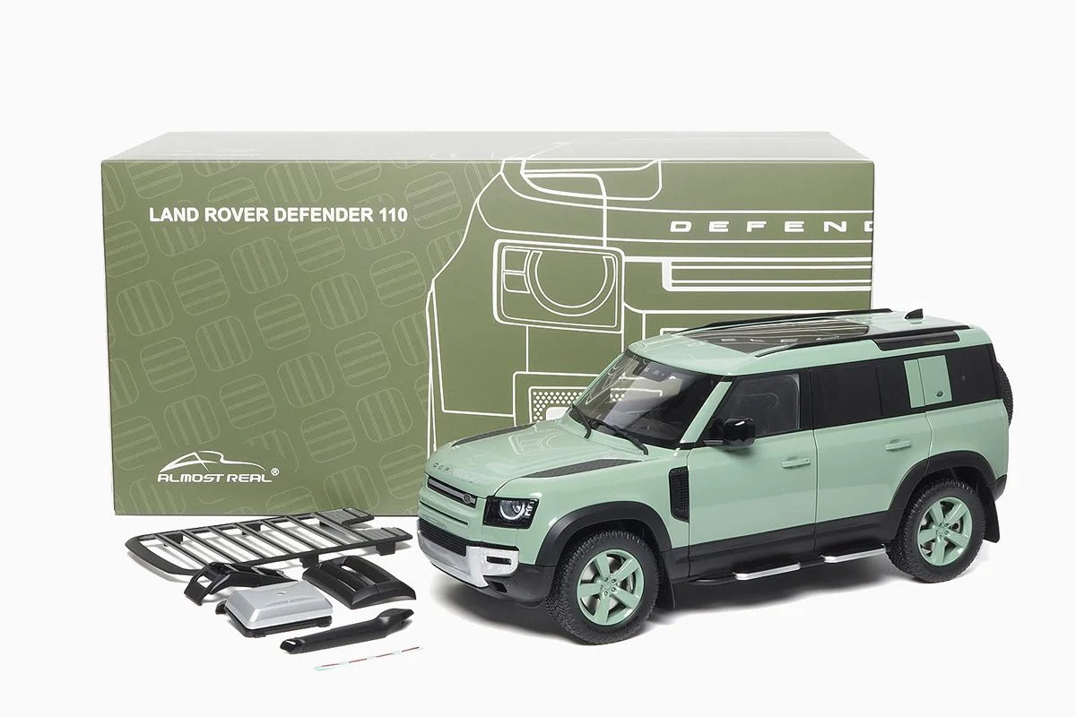 1/18 Land Rover Defender 110 2023 75th Almost Real 810811 Diecast Scale Model SUV