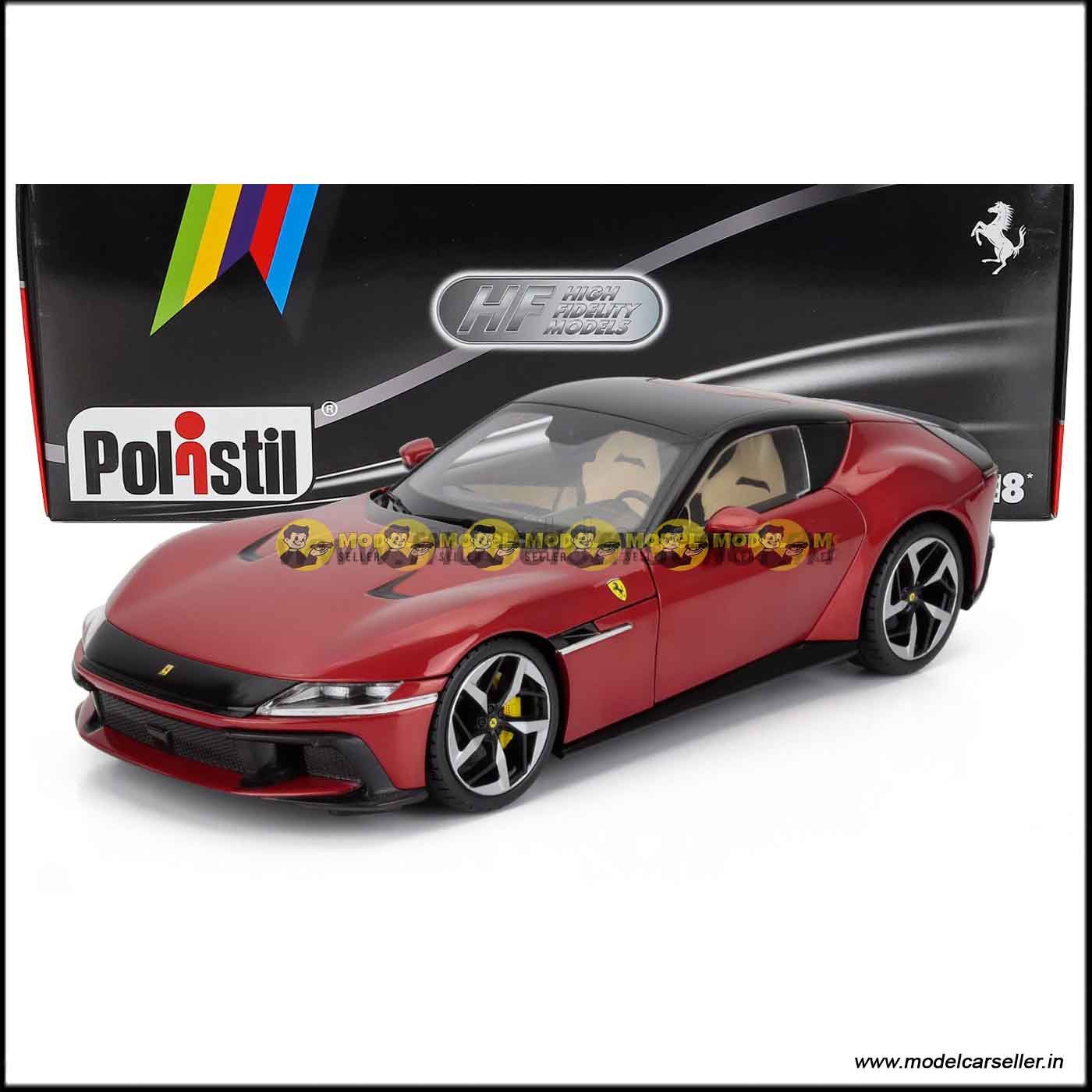 1/18 POLISTIL FERRARI 12CILINDRI 2024 Diecast Scale Model Car