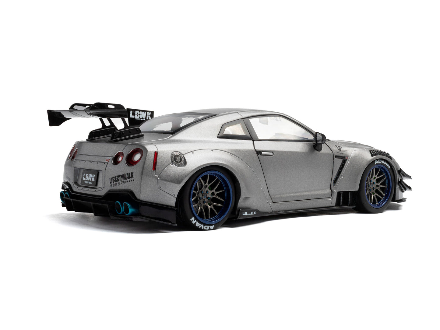 1/18 Solido NISSAN GT-R (R35) LIBERTY WALK 2023 1805815 Diecast Scale Model Car