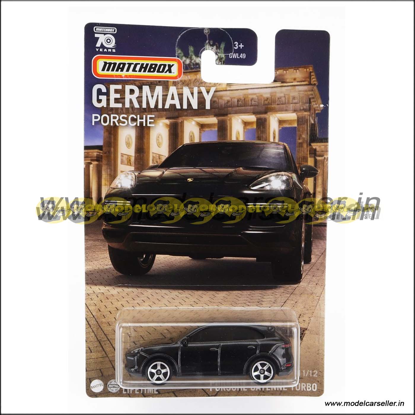 1/64 Hot Wheels Matchbox CAYENNE TURBO 2022 Diecast Scale Model Car