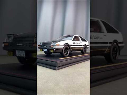 1/18 Initial D Toyota Sprinter Trueno A E86 Diecast Scale Model Car