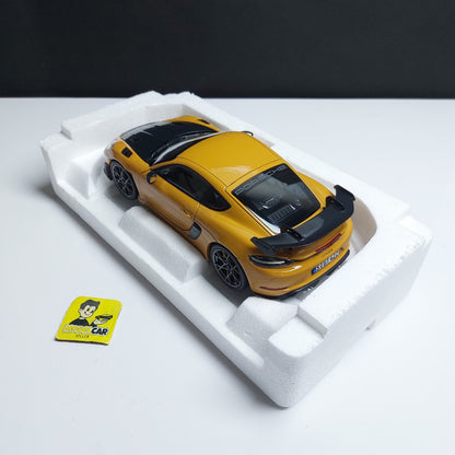 1:18 Norev Porsche 718 Cayman GT4 RS 2023 Weissach Diecast Scale Model Car