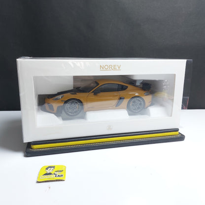 1:18 Norev Porsche 718 Cayman GT4 RS 2023 Weissach Diecast Scale Model Car