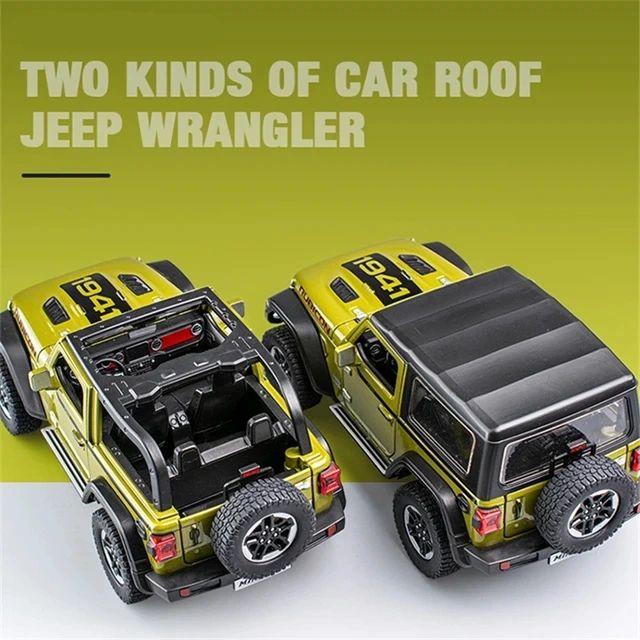 Jeep Wrangler 1/24 Diecast Model Toy Car
