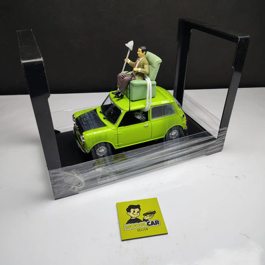 1/18 Tiny Mr Bean Mini Cooper Diecast Scale Model