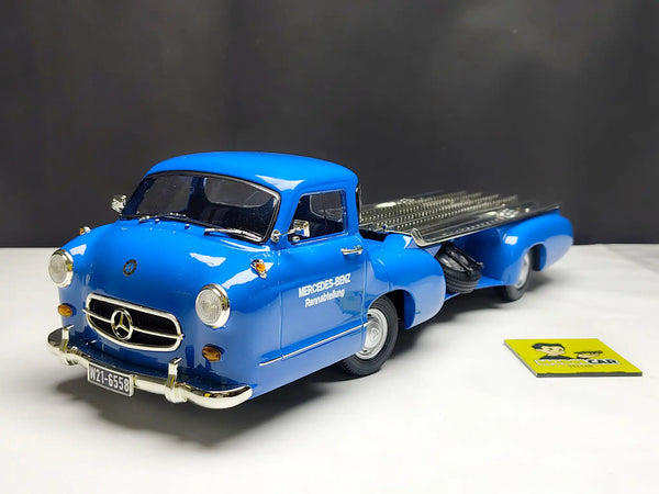 WERK83 1/18 MERCEDES BENZ TRUCK RACING CAR TRANSPORTER 1955