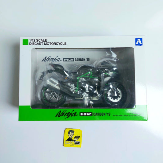 1:12 Aoshima Kawasaki Ninja H2 Diecast Scale Model Bike
