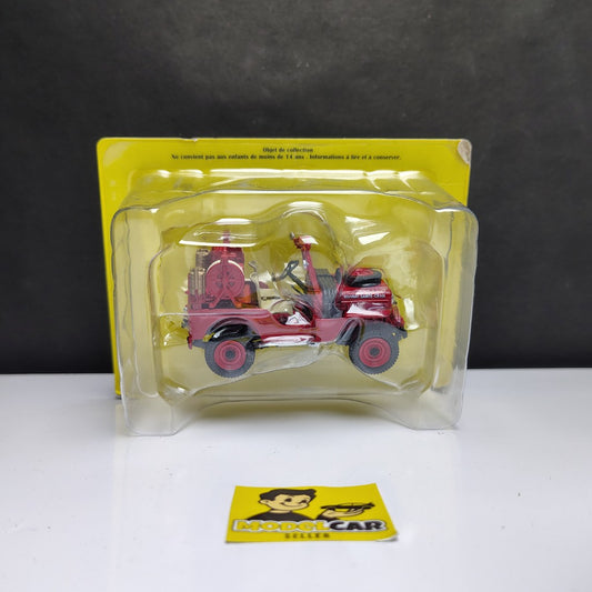 1:43 Altaya Jeep Fire Engine Diecast Scale Model Car