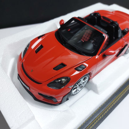 1:18 Norev Porsche 718 Spyder RS 2023 Weissach Diecast Scale Model