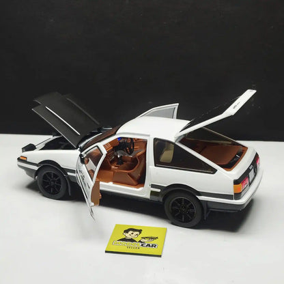 1/18 Initial D Toyota Sprinter Trueno A E86 Diecast Scale Model Car