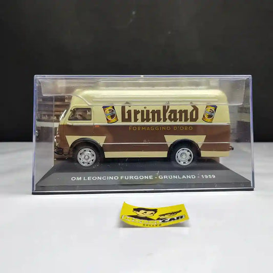 1:43 Altaya OM Leoncino Furgone Grunland Van 1959 Diecast Scale Model Car