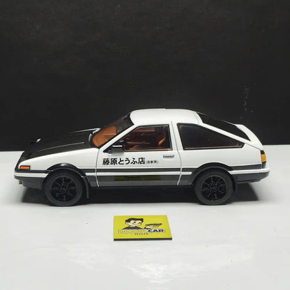 1/18 Initial D Toyota Sprinter Trueno A E86 Diecast Scale Model Car