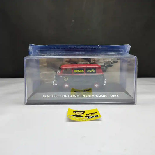 1:43 Altaya Fiat 600 Furgone Mokarabia Van 1958Diecast Scale Model Car