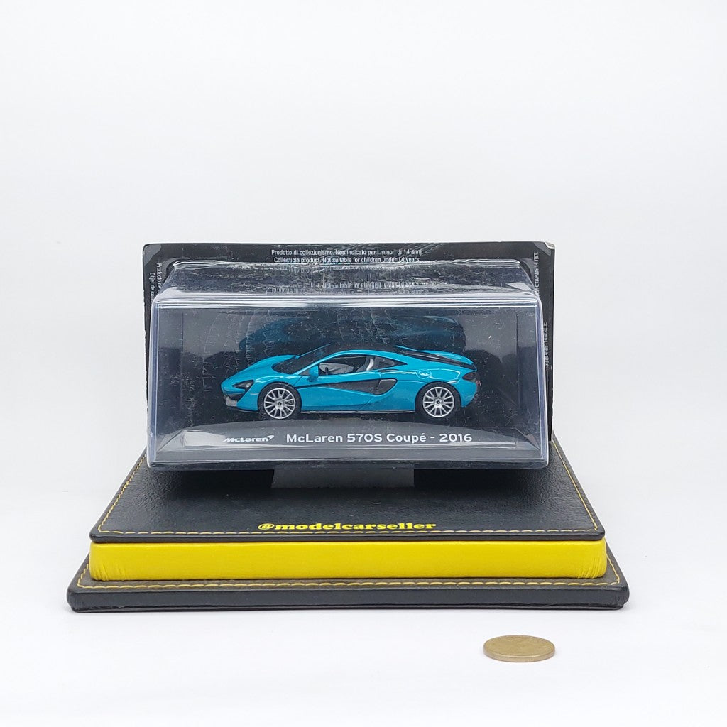 1:43 Altaya McLaren 570S Coupe 2016 Diecast Scale Model Toy Car