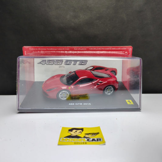 1:43 Altaya Ferrari 488 GTB 2015 Diecast Scale Model Car