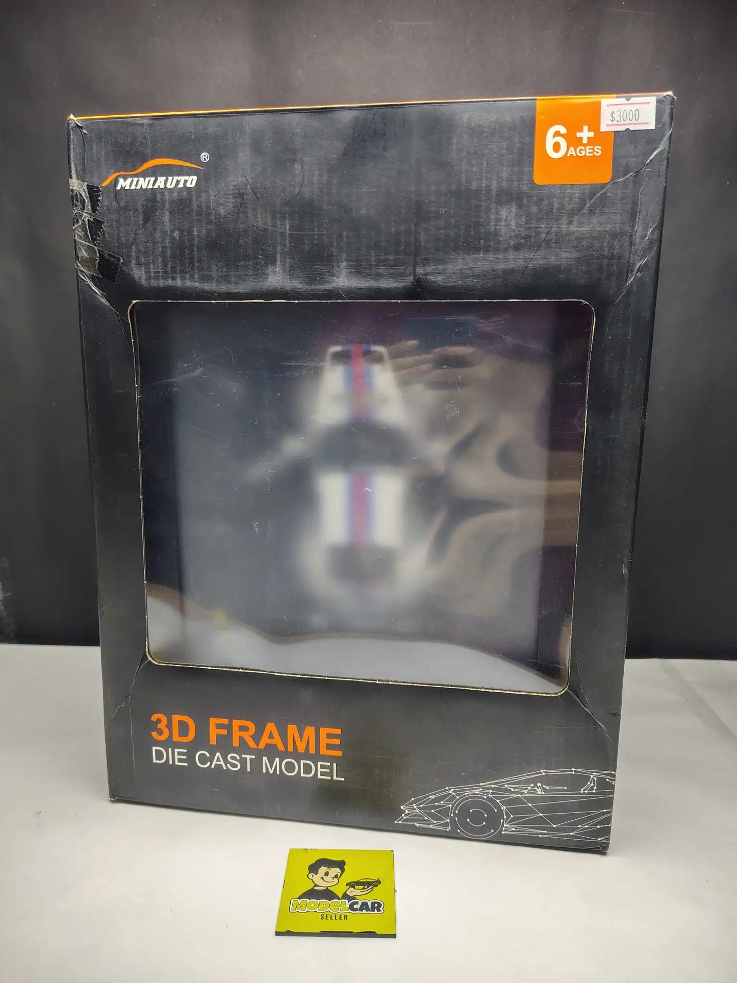 1/32 Porsche Diecast Metal Frame for Indoor Decorations