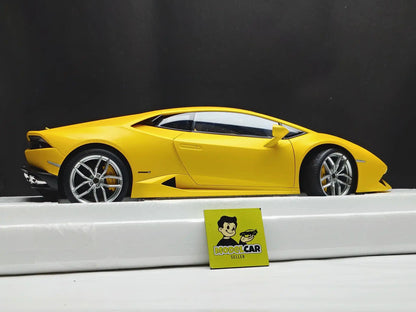1/12 LAMBORGHINI HURACAN LP610-4 AUTOART MATT YELLOW 12097  Diecast Scale Model Car