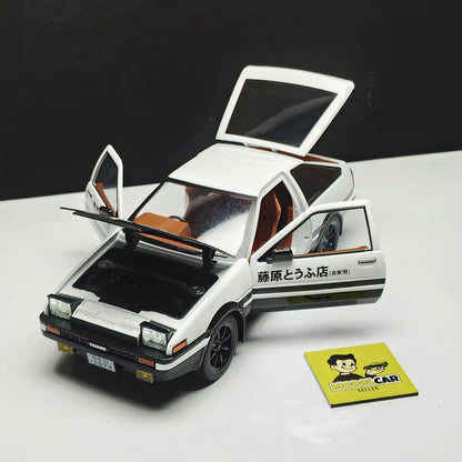 1/18 Initial D Toyota Sprinter Trueno A E86 Diecast Scale Model Car