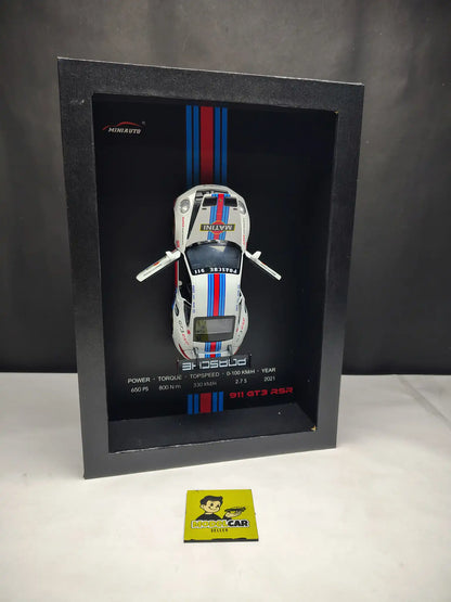 1/32 Porsche Diecast Metal Frame for Indoor Decorations