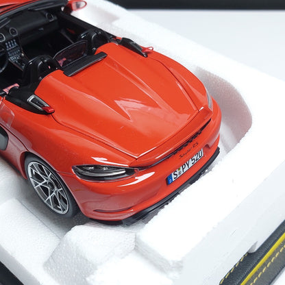 1:18 Norev Porsche 718 Spyder RS 2023 Weissach Diecast Scale Model