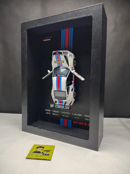 1/32 Porsche Diecast Metal Frame for Indoor Decorations