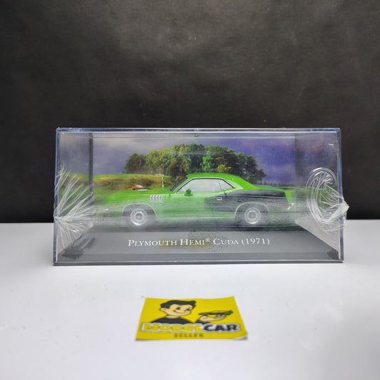 1:43 Altaya Plymouth Hemi Cuda 1971 Diecast Scale Model Car