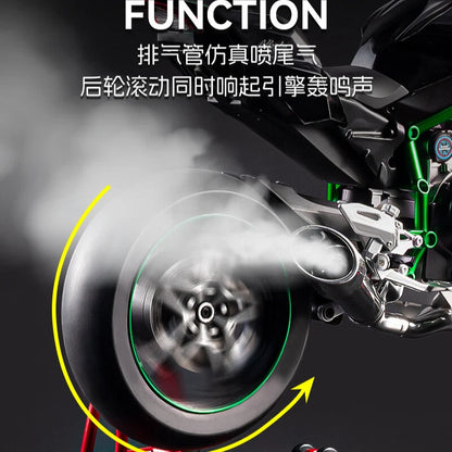 1/6 XLG Kawasaki Ninja H2R Diecast Scale Model Bike