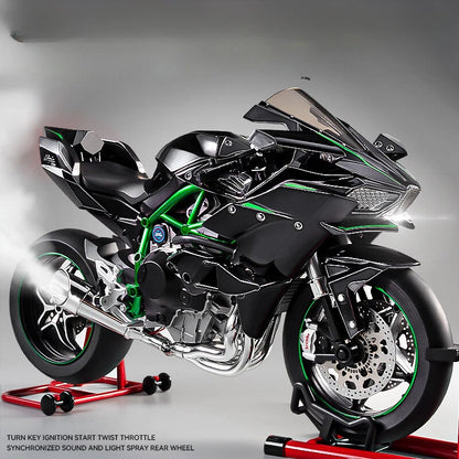1/6 XLG Kawasaki Ninja H2R Diecast Scale Model Bike