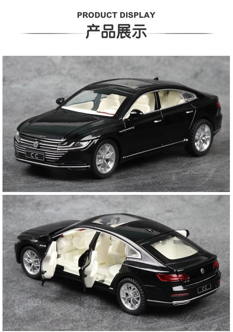 Volkswagen Virtus 1/32 Diecast Scale Model Car black