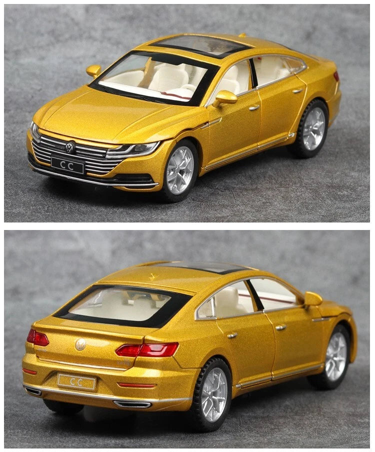 Volkswagen Virtus 1/32 Diecast Scale Model Car gold