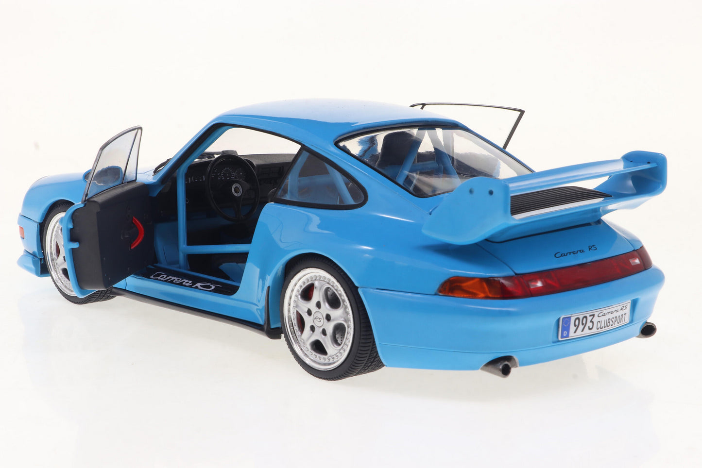 1:18 Solido Porsche 911 (993) Clubsport Riviera Blue 1997 Diecast Scale Model Car