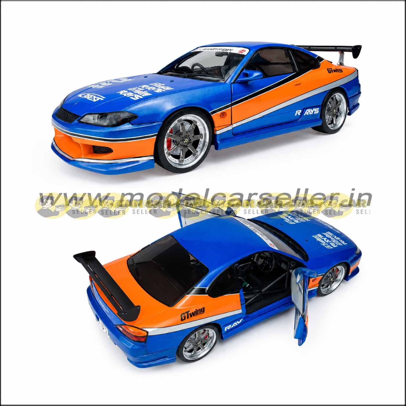 1/18 Solido NISSAN HAN'S SILVIA 1812205A FAST & FURIOUS TOKYO DRIFT Diecast Scale Model Car