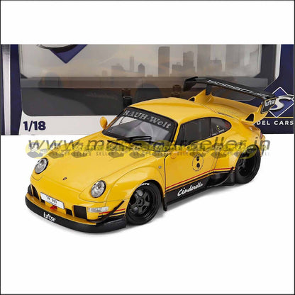 1/18 Solido PORSCHE 911 993 RWB BODYKIT COUPE 1808507 Diecast Scale Model Car
