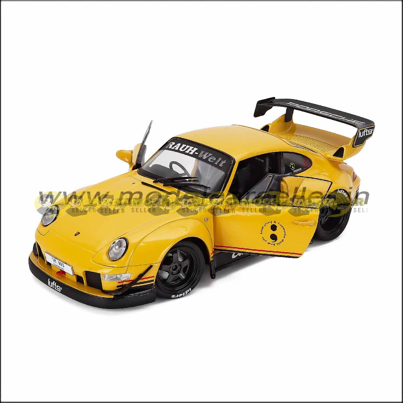 1/18 Solido PORSCHE 911 993 RWB BODYKIT COUPE 1808507 Diecast Scale Model Car
