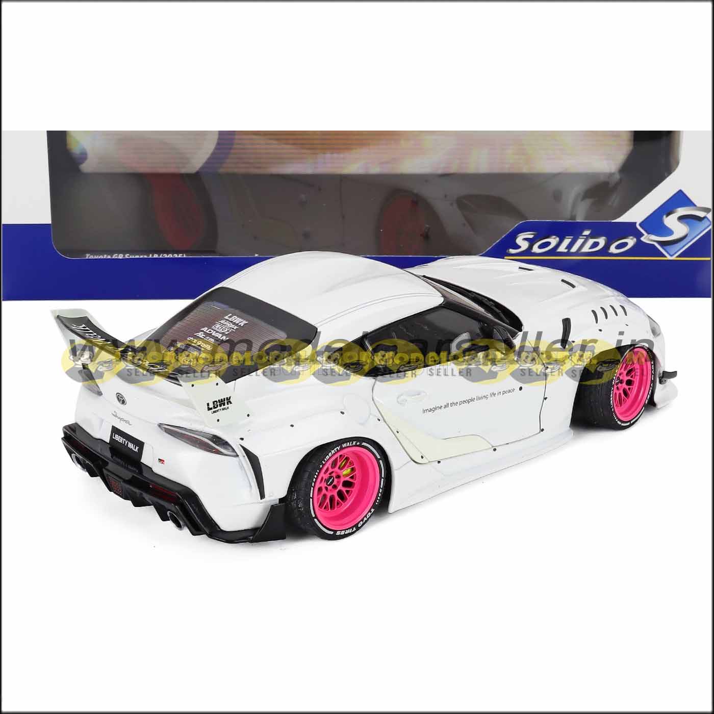 1/18 Solido TOYOTA GR SUPRA LIBERTY WALK 1815502 Diecast Scale Model Car