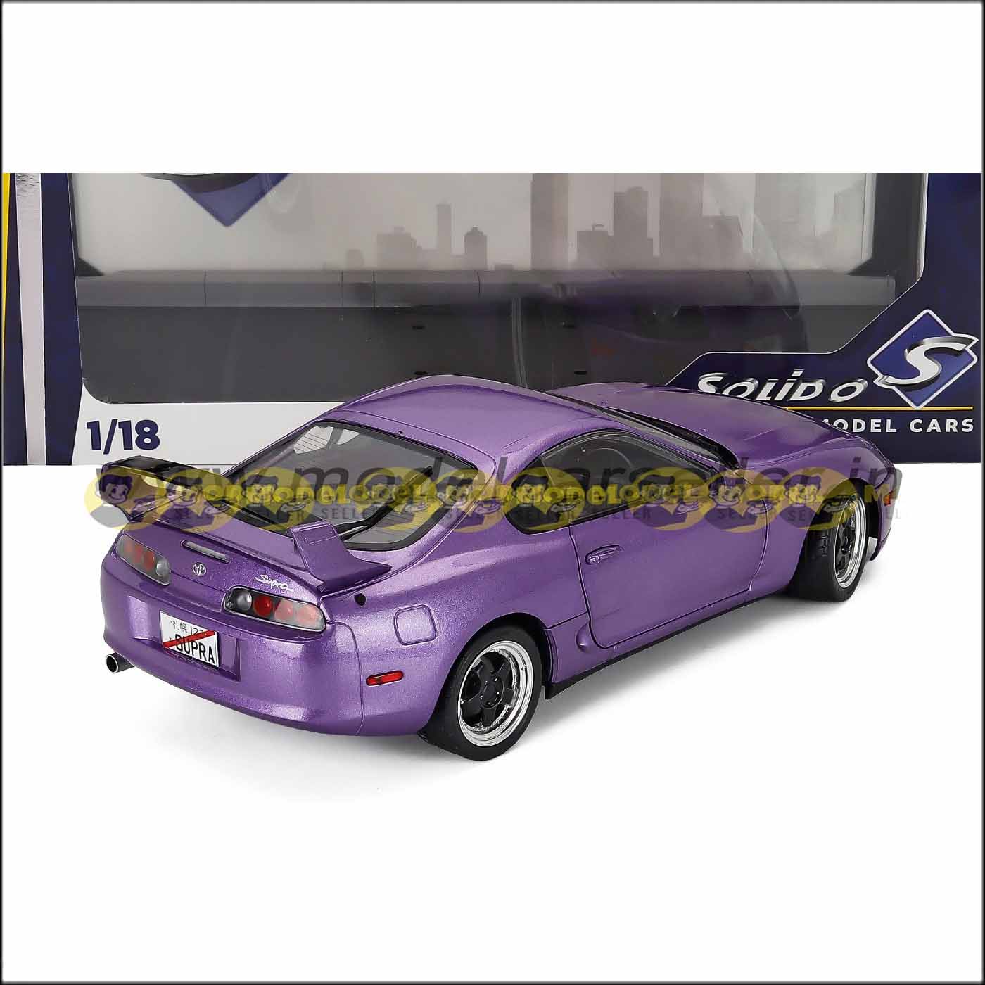 1/18 Solido TOYOTA SUPRA MKIV (A80) COUPE 1993 1807607 Diecast Scale Model Car